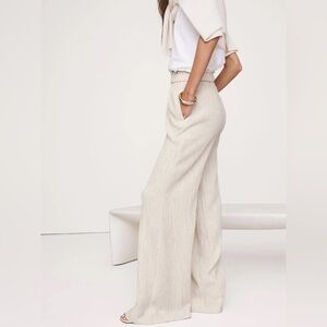 Banana Republic Crinkle Crepe Pull-On Pant Black